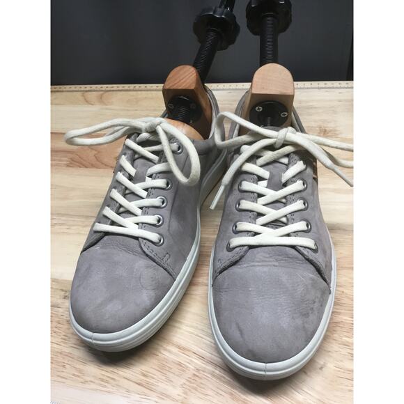 Ecco Soft 7 Athletic Shoes Women's 8 Gray Round Toe Low Top Running Sneakers - Picture 1 of 7